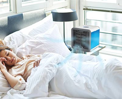 מזגן נייד לילה של שינה טובה